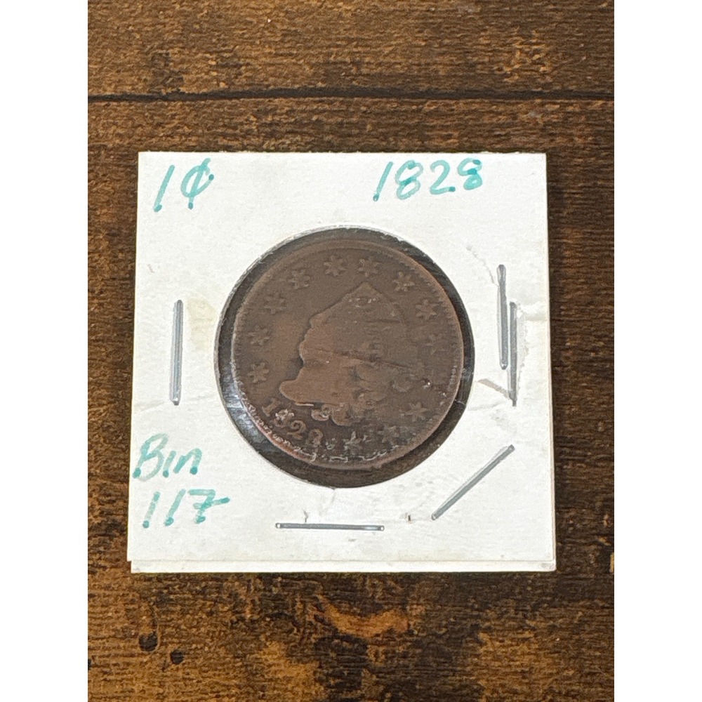 1828 Matron Head Large Cent US Copper One Cent Coin Philadelphia Mint